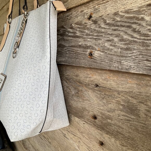 Guess Women's Tote Bag With Logo Print & Faux Leather Handles - Picture 10 of 14